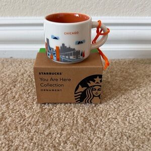 Starbucks Chicago Mini Mug with Orange Interior